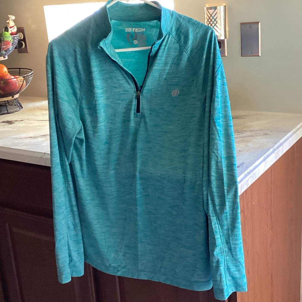Women’s Size Medium Coolplay SB Tech 1/4 zip Long Sleeve Polo